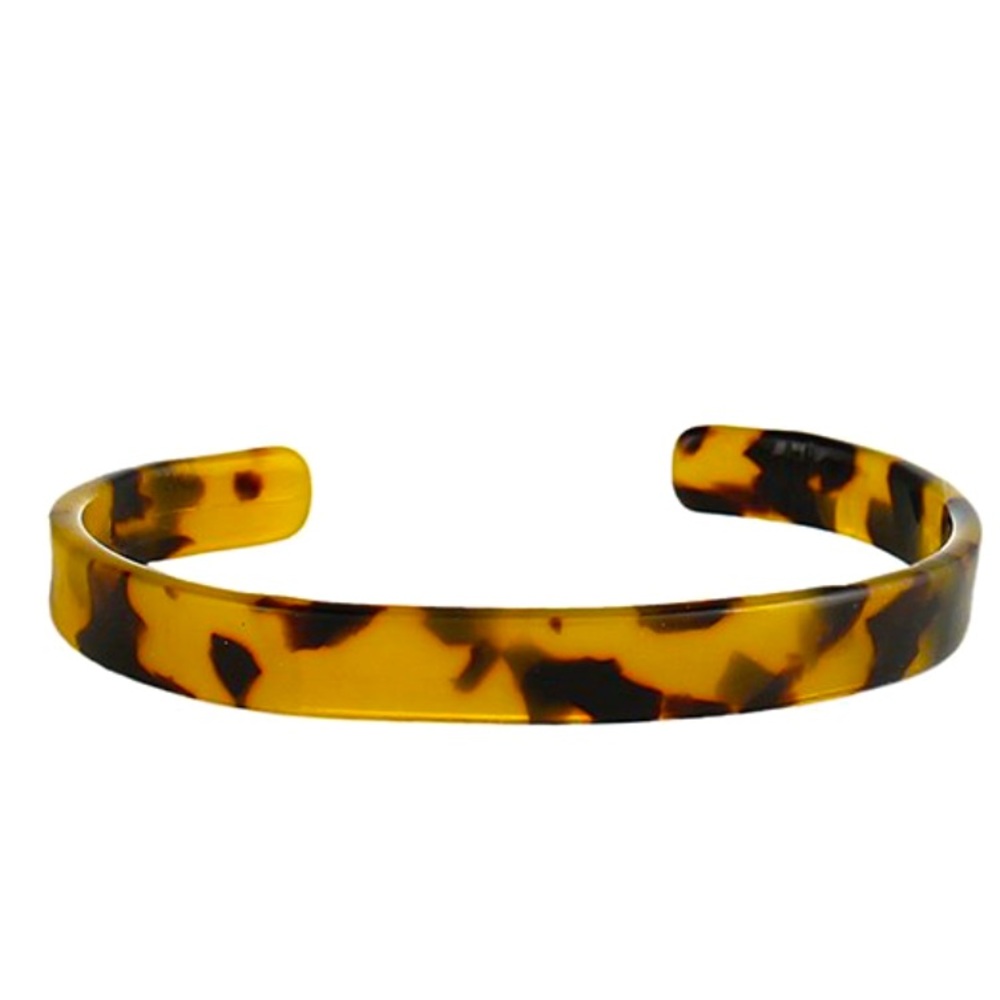 ZAD Brown & Black Tortoise Bracelet Cuff